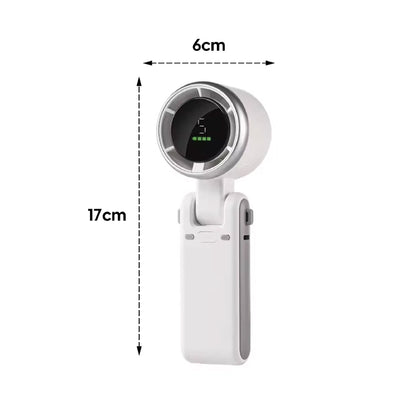 Ventilateur Portable Compact – Affichage Digital Et Format Rabattable