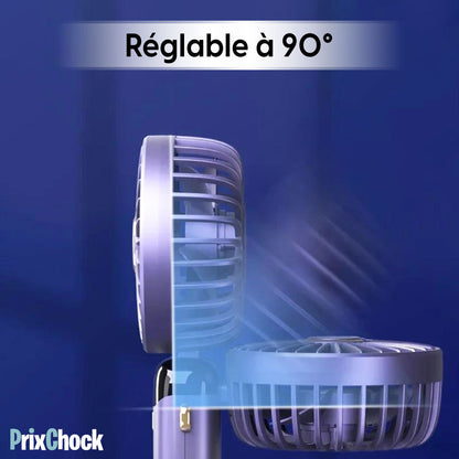 Mini Ventilateur LED Portable Pliable , Fraîcheur, Fonctionnalité et Mobilité