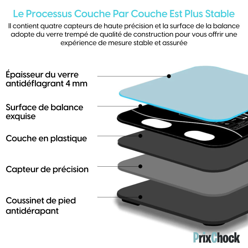 Balance De Poids Intelligente Avec Mesures Précises Et Connectivité Sans Fil