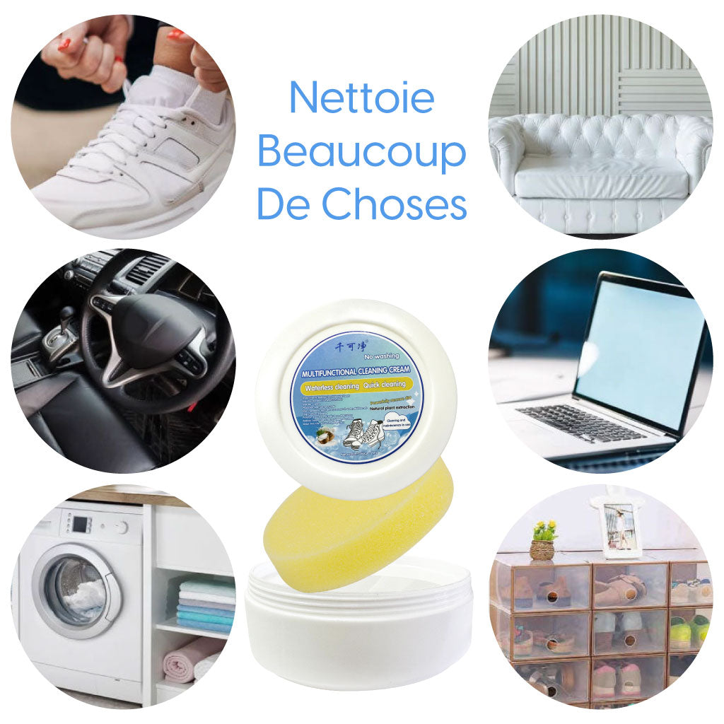 Crème Nettoyante Instantanée Pour Tâches De Chaussures – Pour Des Chaussures Comme Neuves