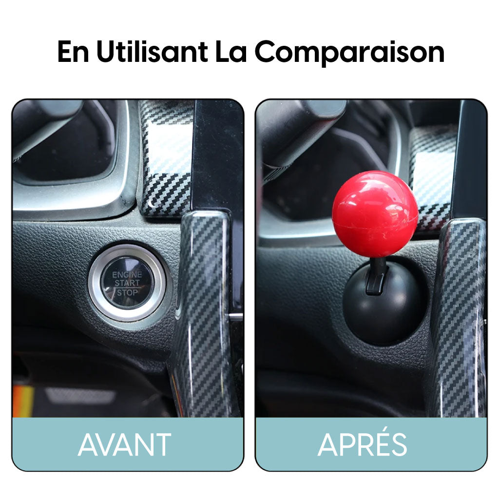 Couvercle En Forme De Bouton De Démarrage Pour Voiture À Installation Facile