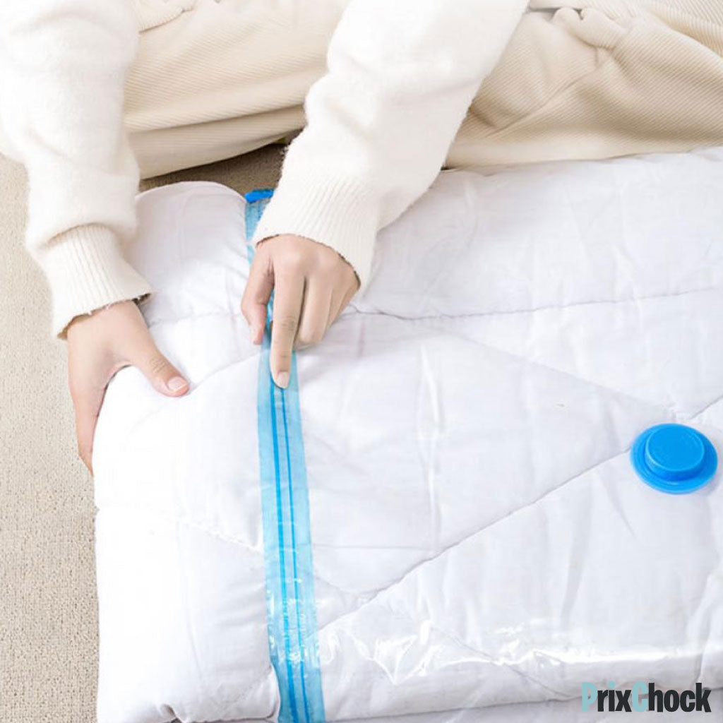 Sacs de Rangement Sous Vide – Gagnez Jusqu’à 75% d’Espace en Quelques Secondes