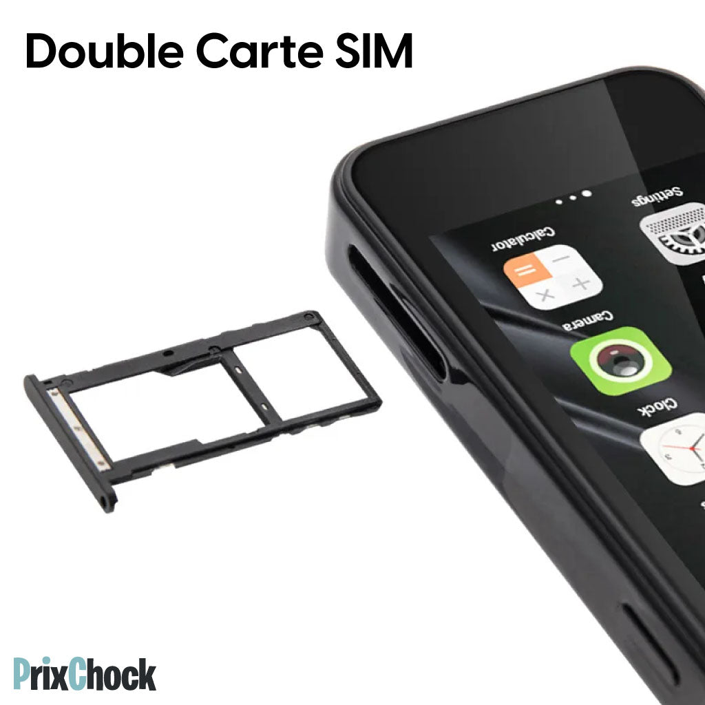 Mini Smartphone Inspiration iPhone – Design Stylé & Format Ultra-Pratique