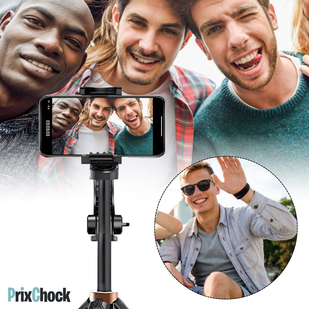 Perche à Selfie & Trépied Bluetooth – Contrôle Total et Photos Parfaites