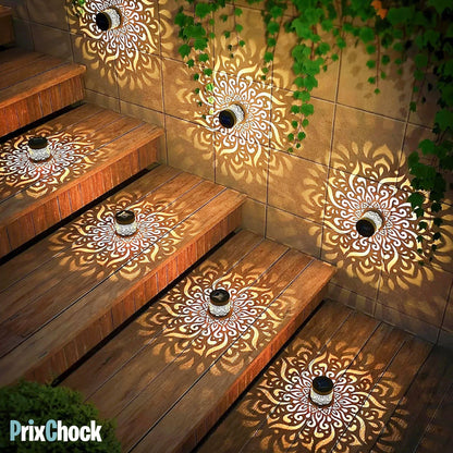 Lampe Solaire Décorative à Motifs Lumineux