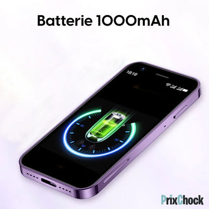 Mini Smartphone Inspiration iPhone – Design Stylé & Format Ultra-Pratique