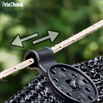 Clips En Plastique Pour Toile D'ombrage De Conception De Trou De Corde Clip De Tissu D'ombrage Détachable Et Léger