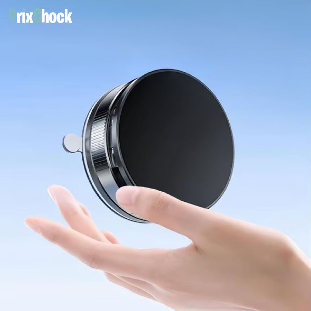 Support Téléphone Magnétique 360° à Ventouse – Fixation Solide & Angle Réglable à l’Infini !
