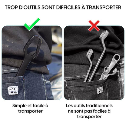 Clé à Double Tête Pratique : Remplace 35 Clés en un clin d'œilv