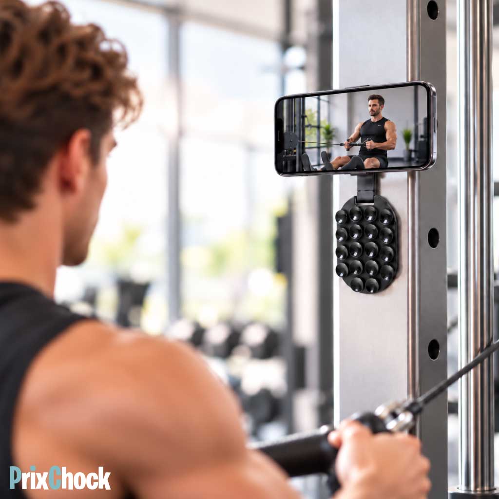 MagFold 360 – Support Téléphone Magnétique à Ventouse Pliable