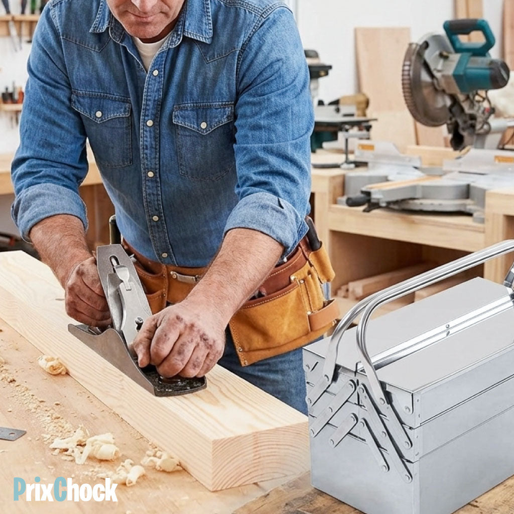 Boîte à Outils Métallique Pliante