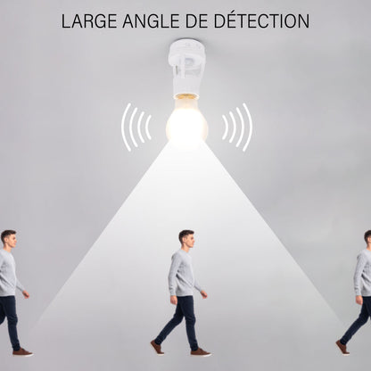 Douille Lampe avec Détecteur de Mouvement