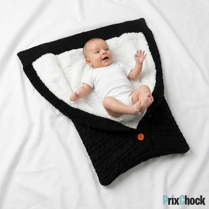 DouxBébé – Nid d’Ange Tricoté, Douceur et Chaleur pour Bébé