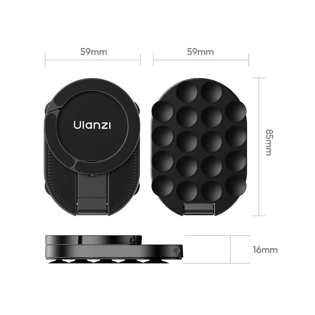 MagFold 360 – Support Téléphone Magnétique à Ventouse Pliable