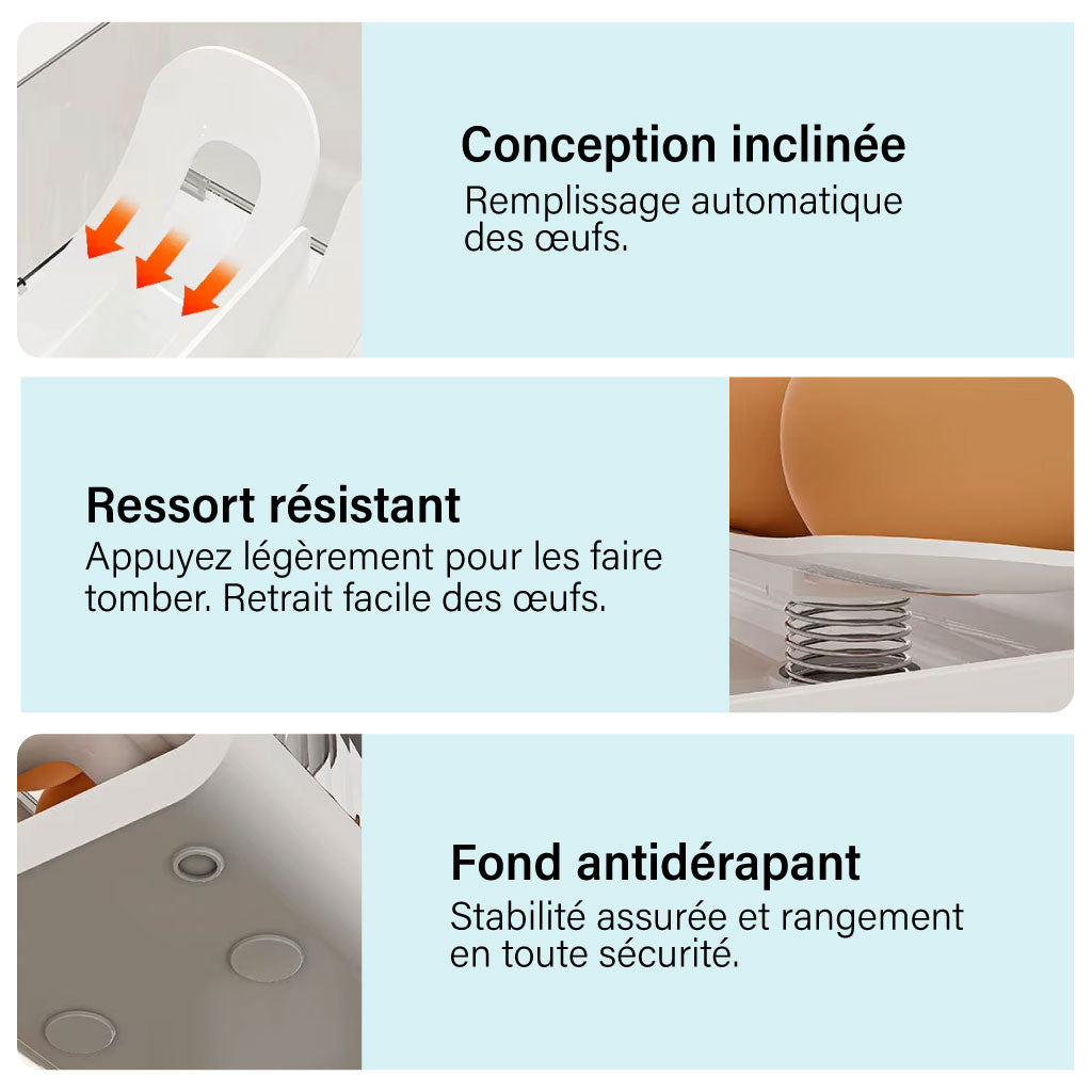Boîte de Rangement pour Œufs