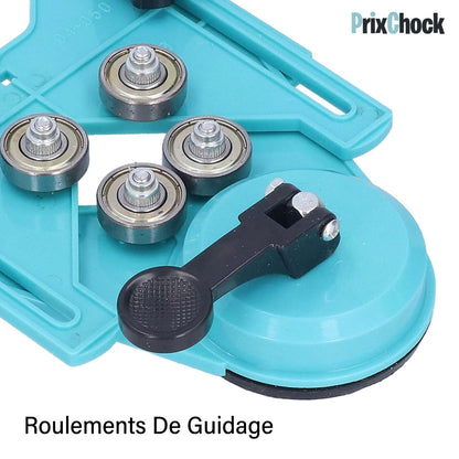 Kit Forets Diamantés avec Guide de Perçage