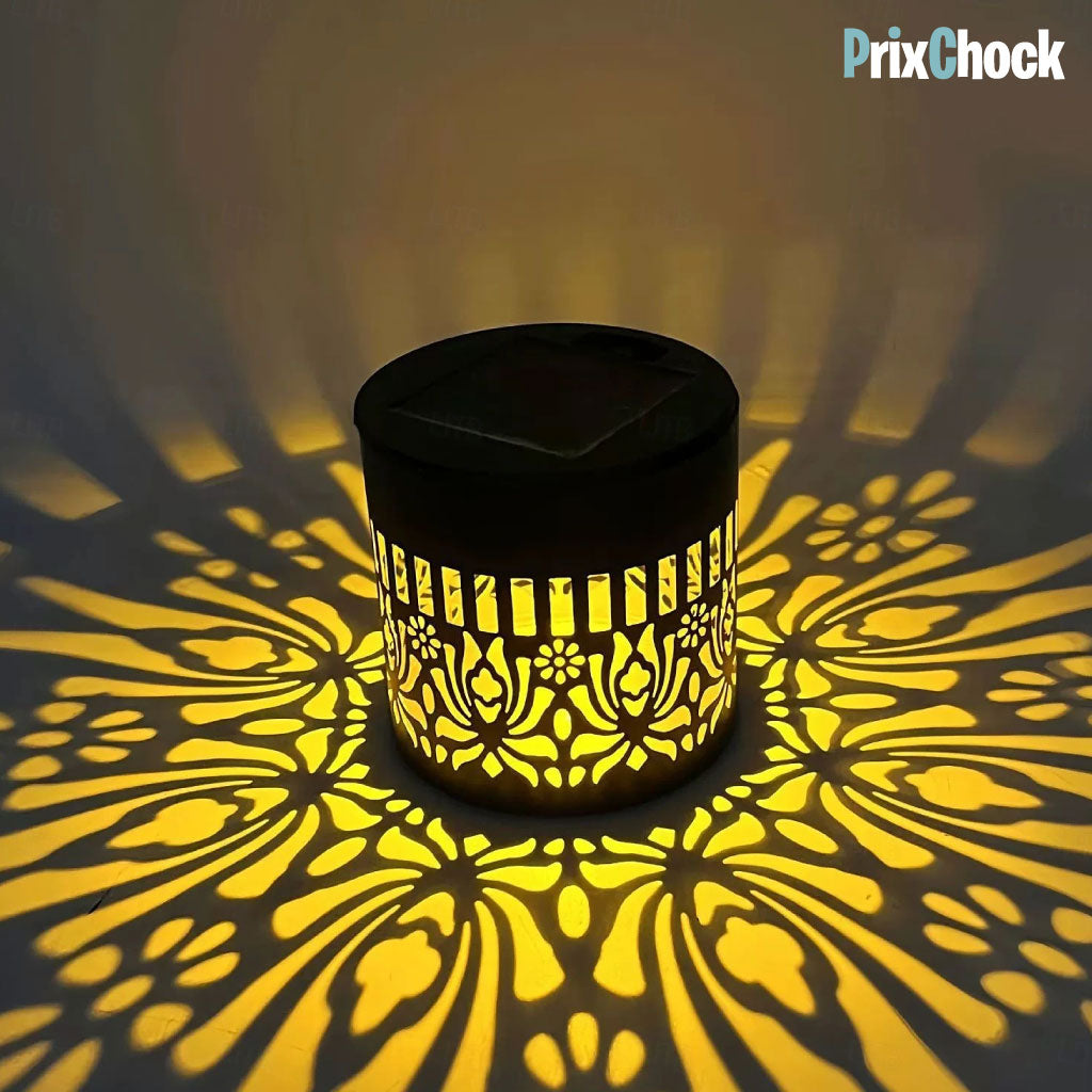 Lampe Solaire Décorative à Motifs Lumineux