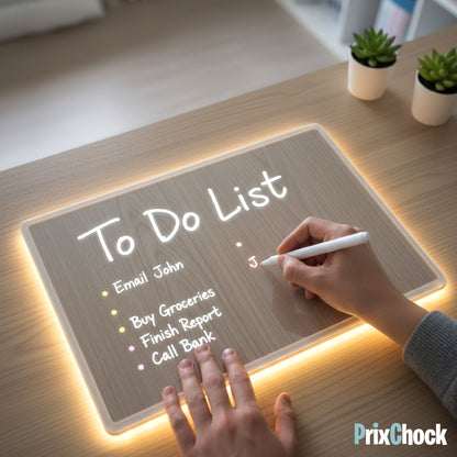 Tableau LED Transparent– Notes & Messages Lumineux