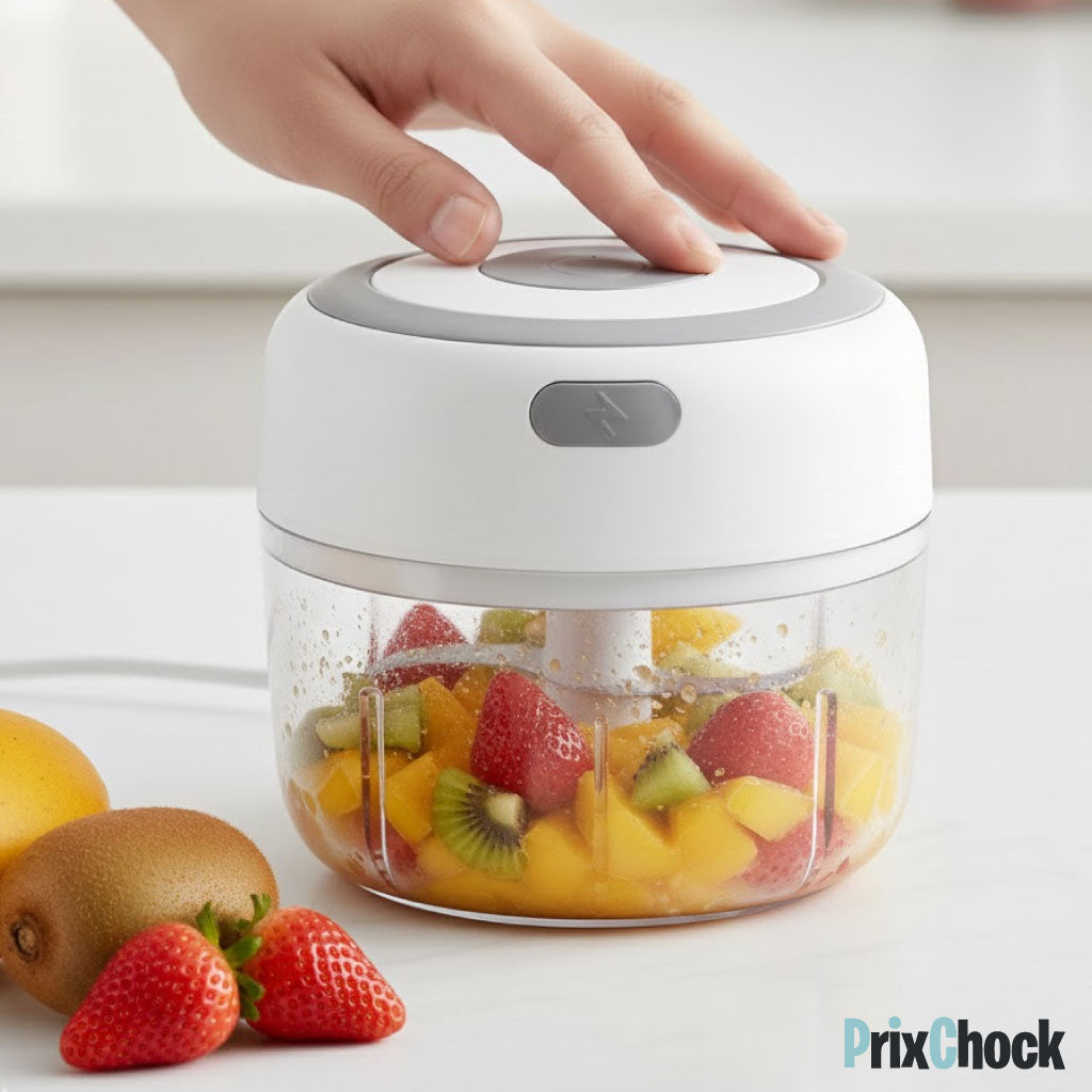 Hachoir Multifonction Rechargeable – Compact, Puissant et Prêt à Tout