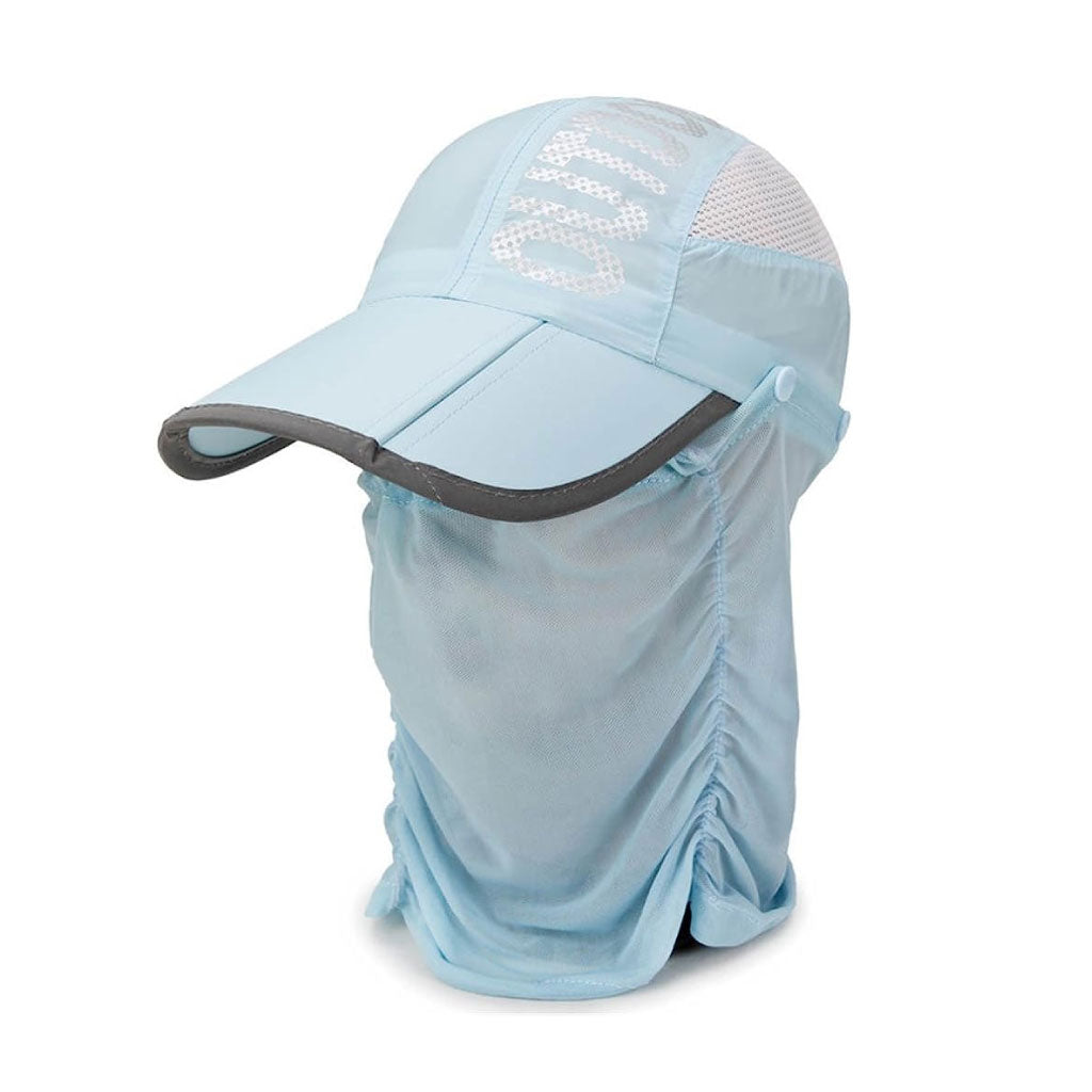 Chapeau De Soleil Anti-uv Léger Et Respirant Avec Protection Visage Et Cou – Protection Totale Contre Le Soleil