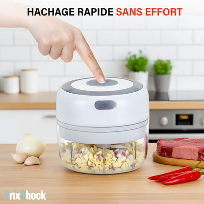Hachoir Multifonction Rechargeable – Compact, Puissant et Prêt à Tout