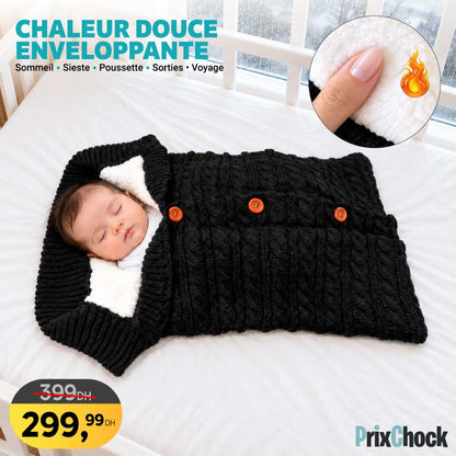 DouxBébé – Nid d’Ange Tricoté, Douceur et Chaleur pour Bébé
