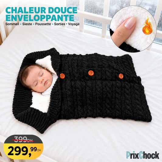 DouxBébé – Nid d’Ange Tricoté, Douceur et Chaleur pour Bébé