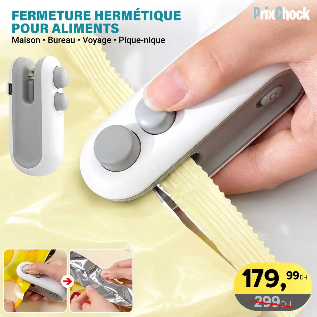 Mini Scelleuse et Coupe-Sachet 2 en 1