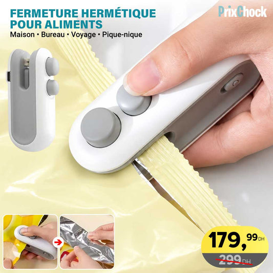 Mini Scelleuse et Coupe-Sachet 2 en 1
