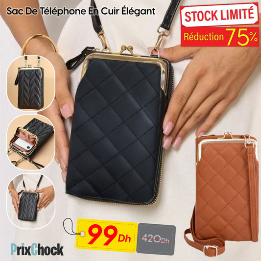 Pochette En Cuir Élégant – Style Et Protection Pour Votre Téléphone