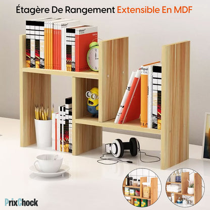 Étagère De Rangement En Mdf Extensible – Rangement Flexible Pour Un Espace Moderne