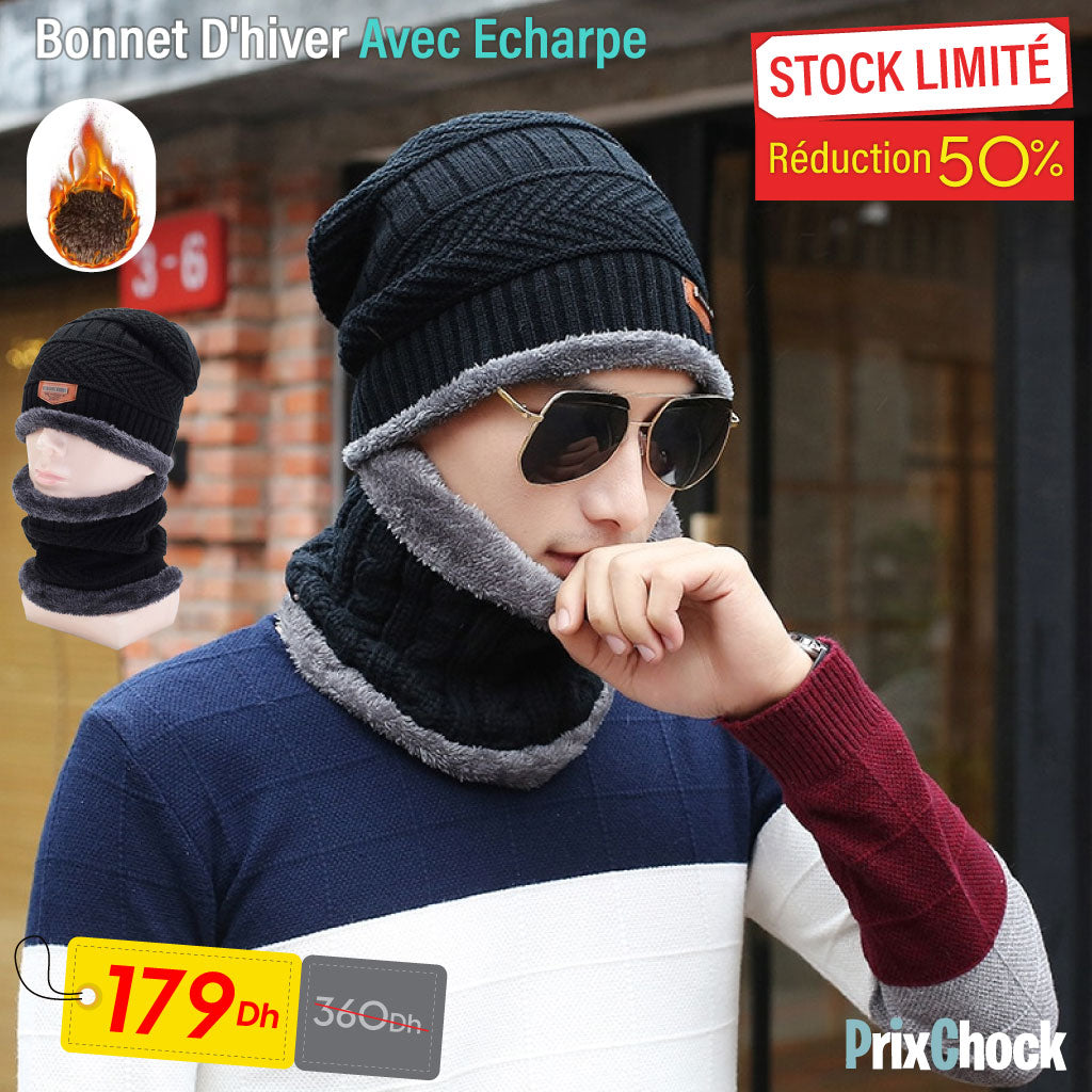 Bonnet D'hiver En Laine Douce Et Épaisse – Élégance Et Chaleur Pour Un Hiver Confortable