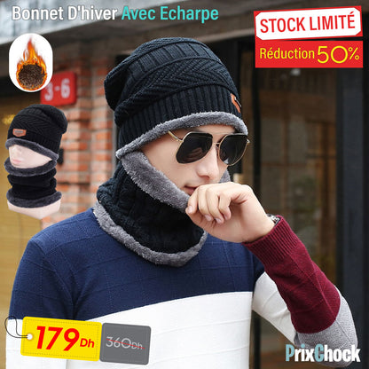 Bonnet D'hiver En Laine Douce Et Épaisse – Élégance Et Chaleur Pour Un Hiver Confortable