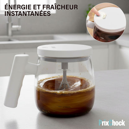 Verre Mélangeur Électrique Magnétique – Mélange Automatique Sans Cuillère