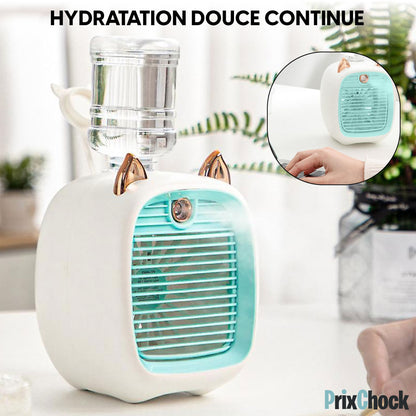 Humidificateur Ventilateur En Forme De Chat – Fraîcheur et Style pour Ton Espace !