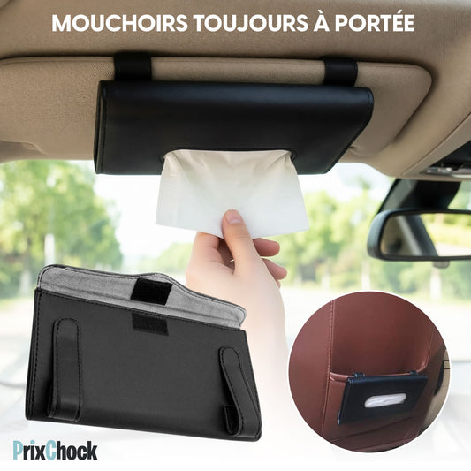 Distributeur de Mouchoirs pour Voiture – Accès Rapide & Design Élégant