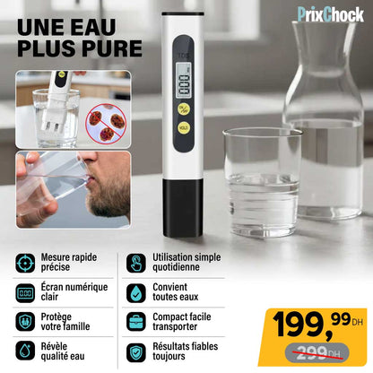Testeur de Pureté d’Eau TDS
