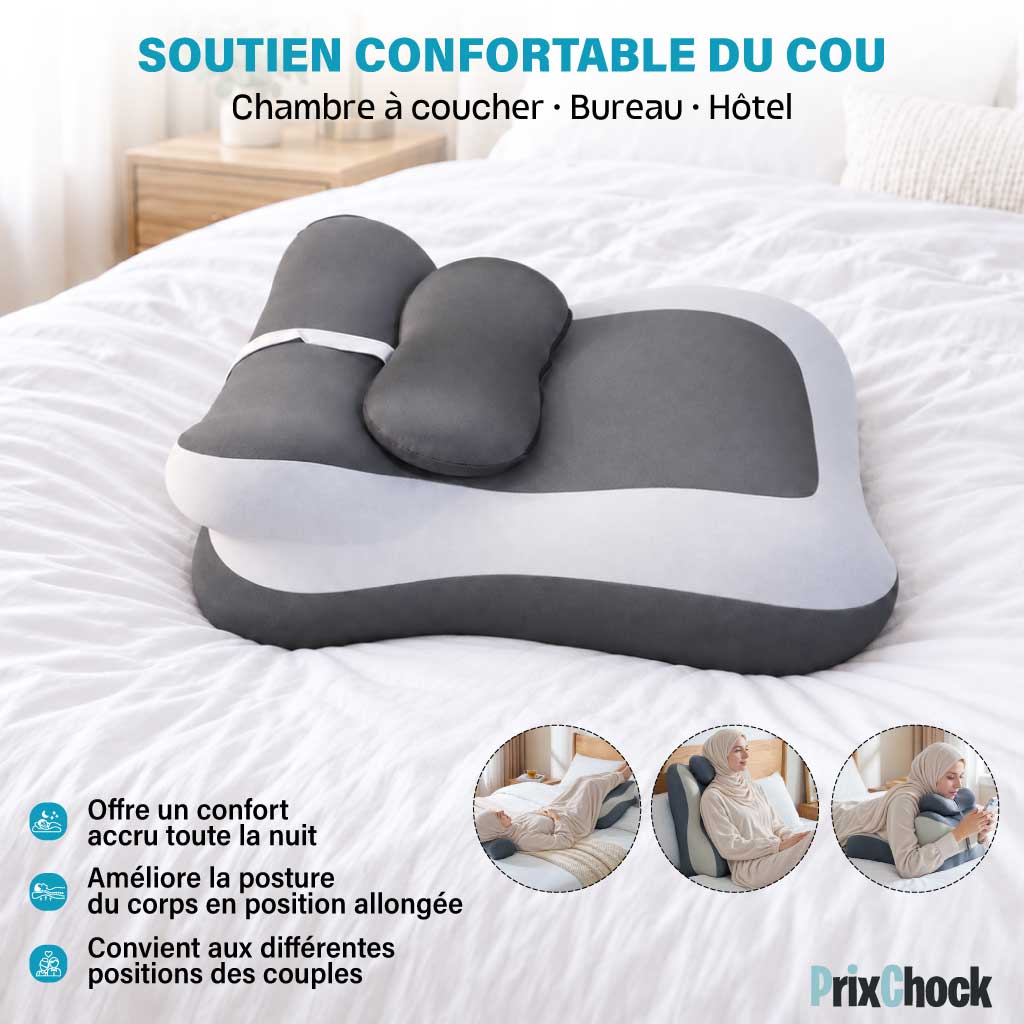 Oreiller Ergonomique de Soutien Cervical