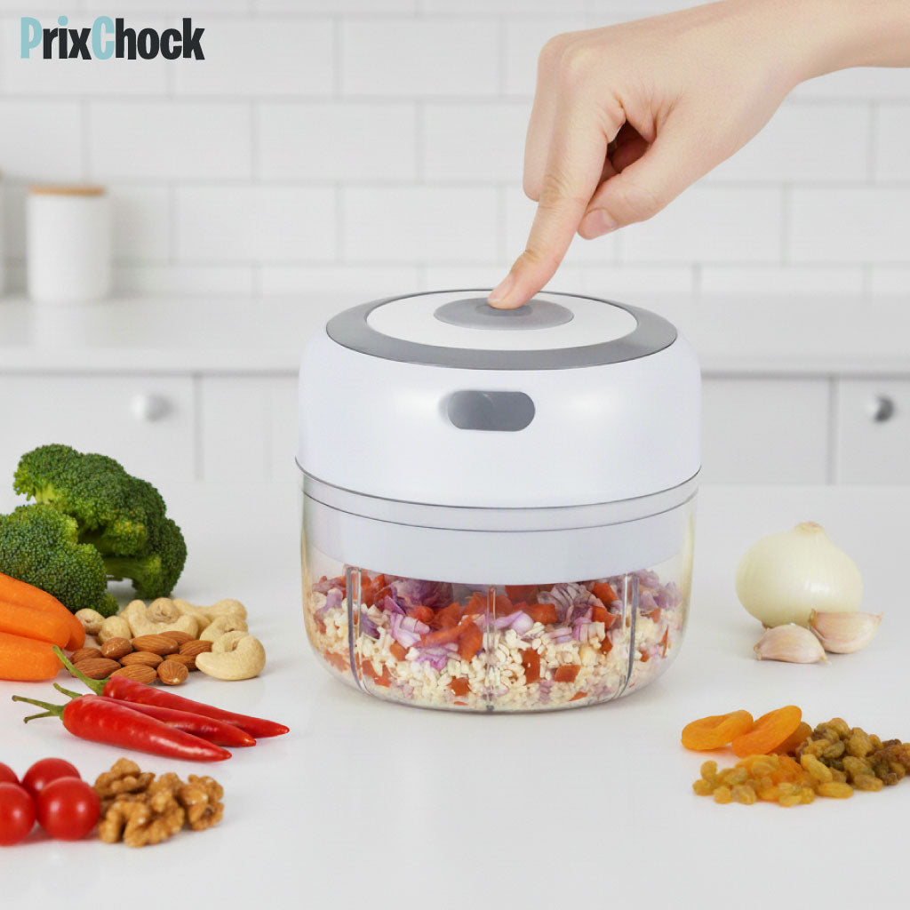 Hachoir Multifonction Rechargeable – Compact, Puissant et Prêt à Tout