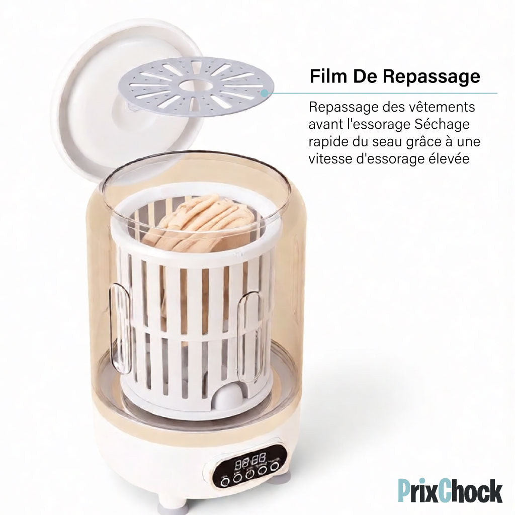 Mini Machine à Laver Portable 3-en-1 – Lavage, Rinçage & Nettoyage en Un Seul Appareil