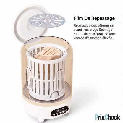 Mini Machine à Laver Portable 3-en-1 – Lavage, Rinçage & Nettoyage en Un Seul Appareil