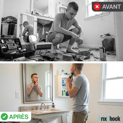 Tondeuse Rechargeable avec Aspirateur Intégré