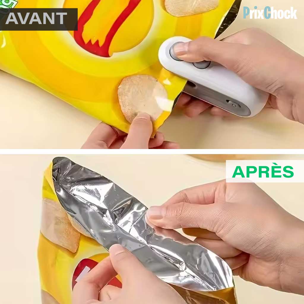 Mini Scelleuse et Coupe-Sachet 2 en 1