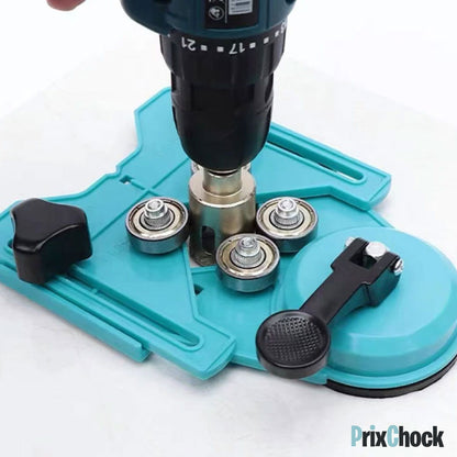 Kit Forets Diamantés avec Guide de Perçage
