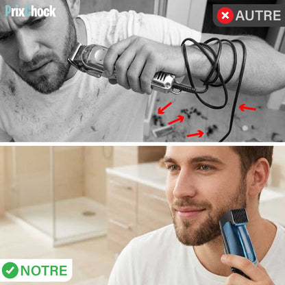 Tondeuse Rechargeable avec Aspirateur Intégré