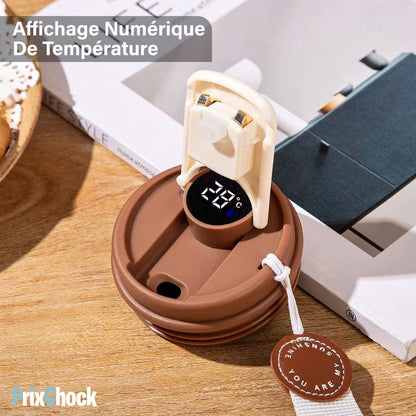 Tasse Isotherme avec Affichage LED – Température Parfaite, Élégance au Quotidien