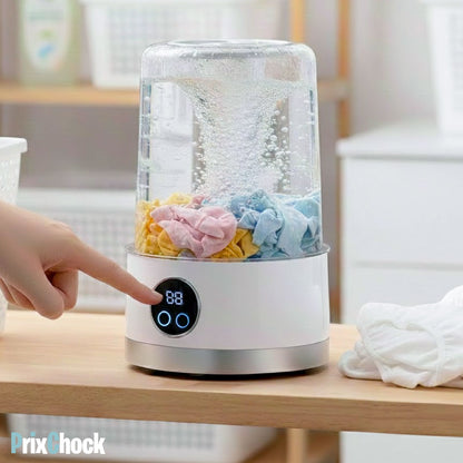 Mini Machine à Laver Intelligente Sans Fil – Compacte, Pratique & Efficace