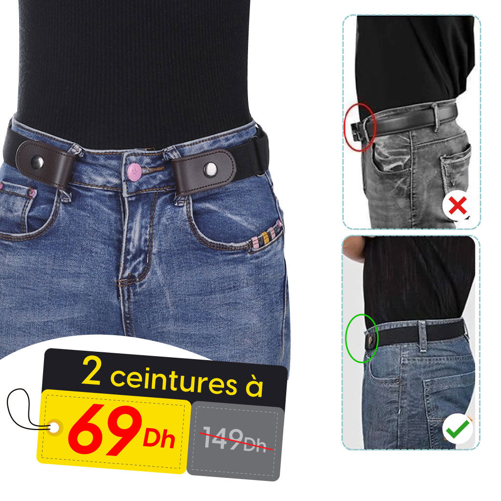 Ceinture Élastique Mince Sans Boucle : Confort Et Style Pour Tous !