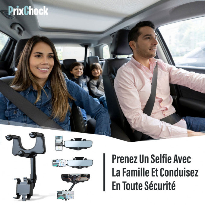 Support De Téléphone Multifonction Rotatif À 360° Pour Rétroviseur De Voiture. Offre spécial .