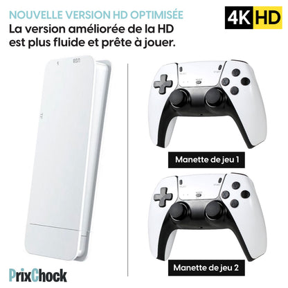 Console Rétro HDMI 4K – 20 000+ Jeux Intégrés & Manettes Sans Fil Incluses